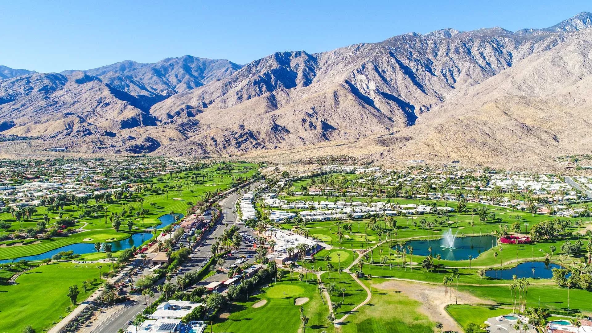 Coachella Valley mountains near JB Pools service areas