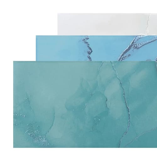 Aquarela porcelain pool tile samples