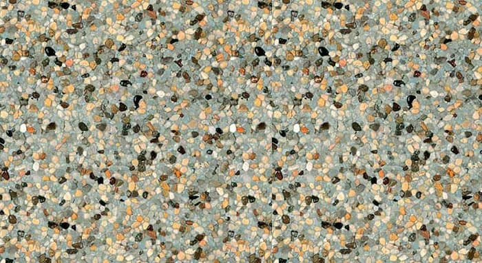 StoneScapes Regular Pebbles: Caribbean Blue pool finish sample