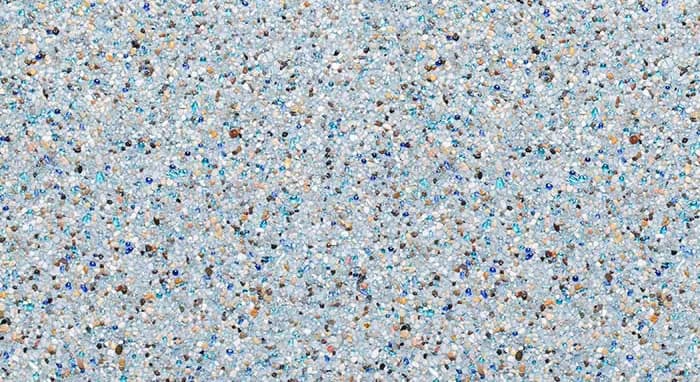 StoneScapes Puerto Rico Blend Small: Aqua Blue Small pool finish sample