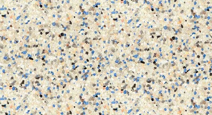 StoneScapes Regular Pebbles: Aqua Cool pool finish sample