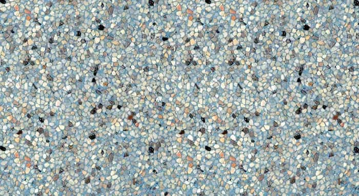 StoneScapes Regular Pebbles: Aqua White pool finish sample