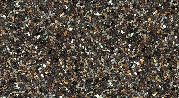 StoneScapes Regular Pebbles: Black pool finish sample