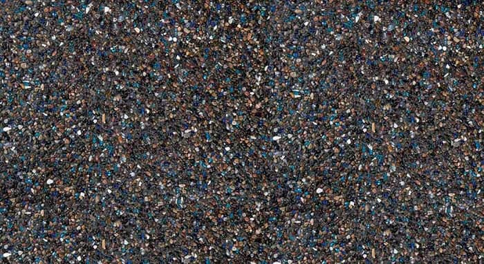 StoneScapes Puerto Rico Blend Small: Black Small pool finish sample