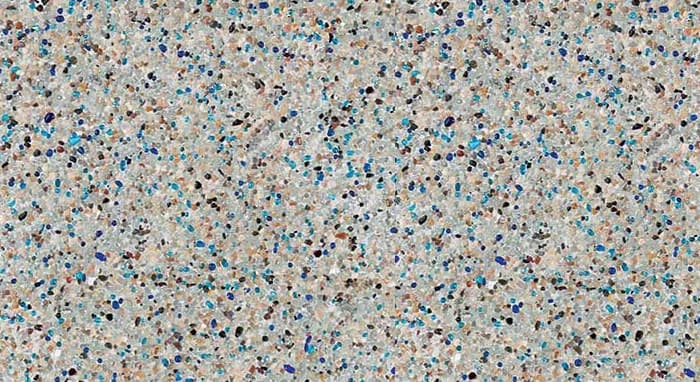 StoneScapes Puerto Rico Blend Small: Caribbean Blue Small pool finish sample