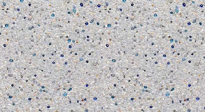 StoneScapes Puerto Rico Blend Large: French Gray Large pool finish sample
