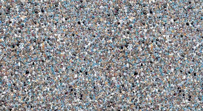 StoneScapes Touch of Glass: Midnight Blue pool finish sample