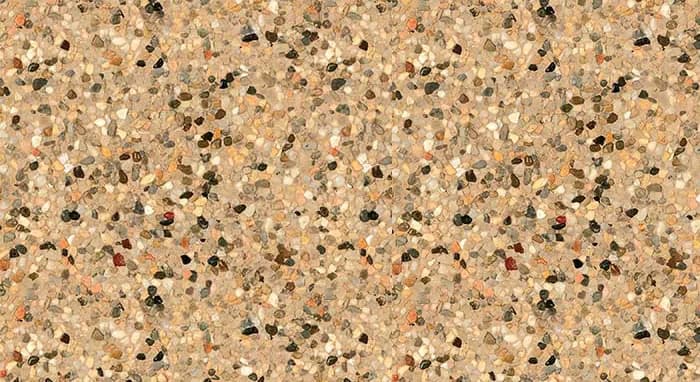 StoneScapes Regular Pebbles: Sand pool finish sample