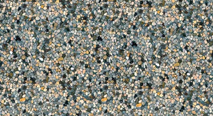 StoneScapes Regular Pebbles: Tahoe Blue pool finish sample