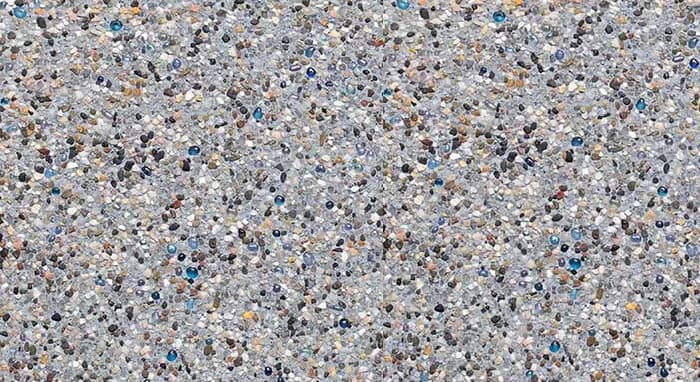 StoneScapes Puerto Rico Blend Large: Tahoe Blue Large pool finish sample